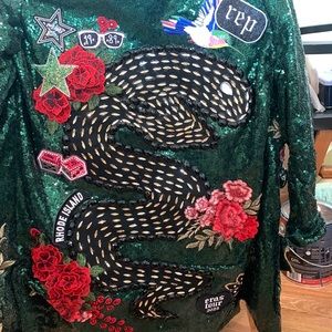 Taylor Swift Inspired Reputation Snake Tour Jacket